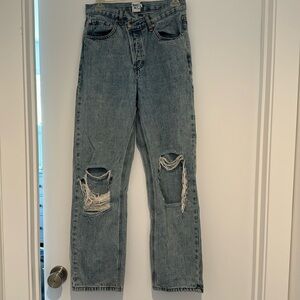 Princess Polly Distressed Jeans Size 2